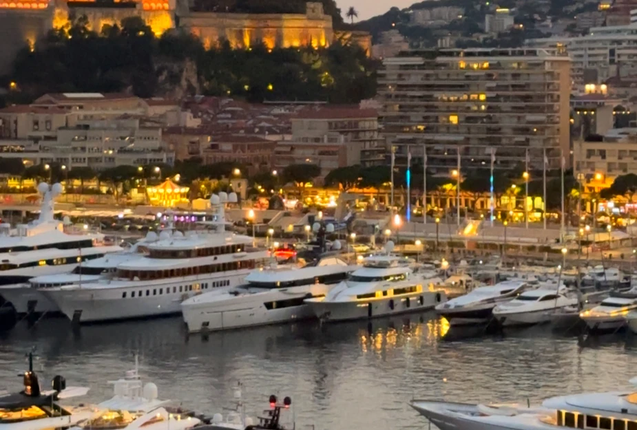 billion dollar yatchs in marina monaco