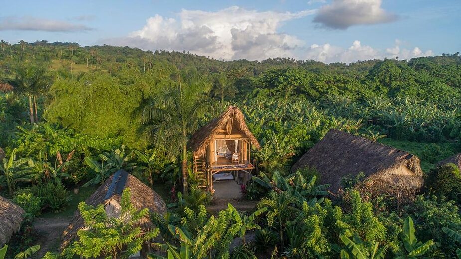 ecolodge in the middle of forest dominican 