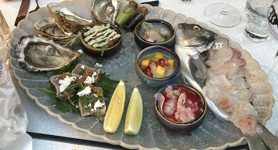 fancy seafood platter