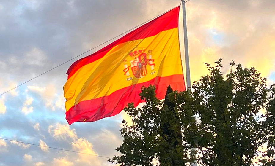 spain flag madrid flag