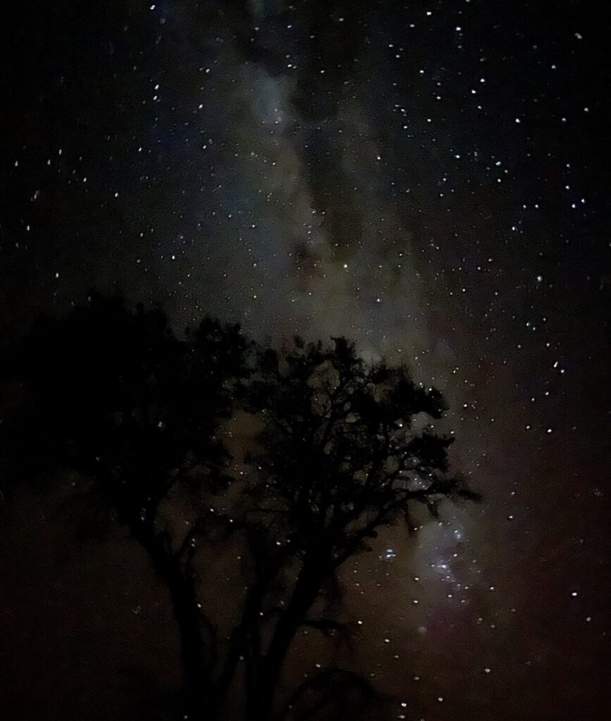 milky way galaxy in Namib desert Namibia